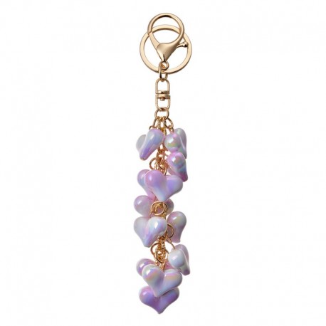 Breloczek Do Kluczy Kolorowe Serca Clayre & Eef