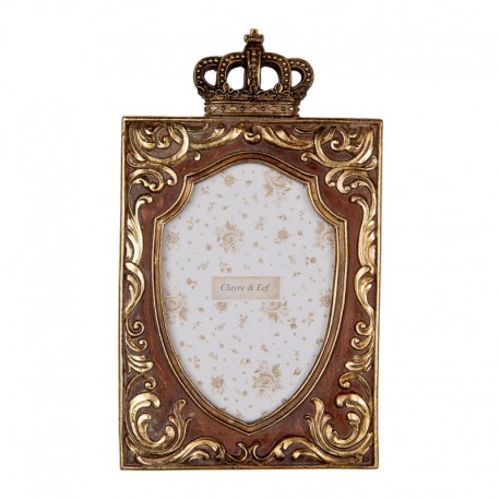 Ramka Na Zdjęcie Ozdobna Z Koroną Clayre & Eef