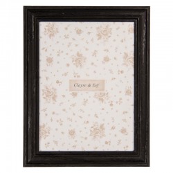 Ramka Na Zdjęcie Ozdobna Czarna D Clayre & Eef