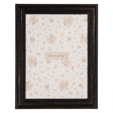 Ramka Na Zdjęcie Ozdobna Czarna D Clayre & Eef