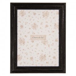 Ramka Na Zdjęcie Ozdobna Czarna E Clayre & Eef