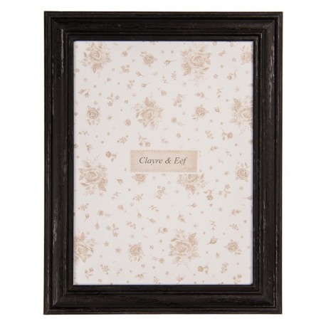 Ramka Na Zdjęcie Ozdobna Czarna E Clayre & Eef
