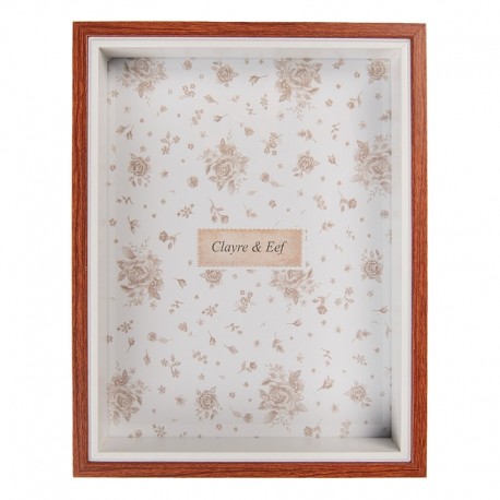 Ramka Na Zdjęcie Ozdobna Brązowa K Clayre & Eef