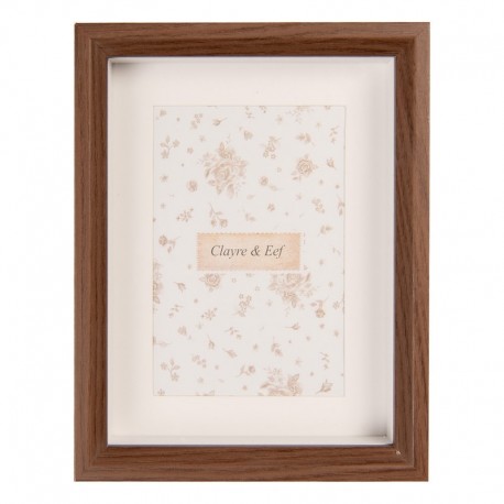 Ramka Na Zdjęcie Ozdobna Brązowa M Clayre & Eef