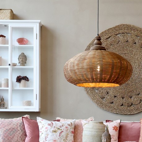 Rattanowa Lampa Chic Antique B