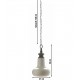 Lampa Aluro Spot Porcelanowa