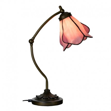 Lampa Stołowa Tiffany Kwiat H Clayre & Eef