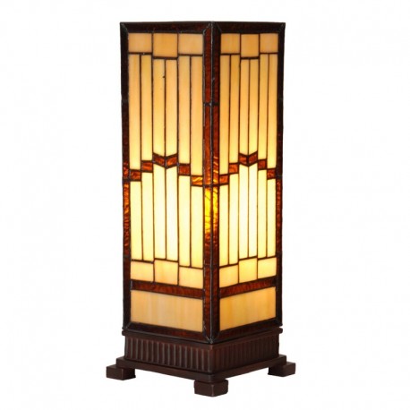 Lampa Stołowa Tiffany Słupek K Clayre & Eef