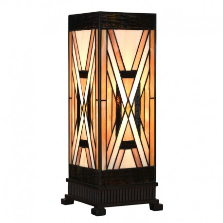 Lampa Stołowa Tiffany Słupek L Clayre & Eef