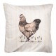 Poszewka Na Poduszkę Ozdobną z Kurami B Clayre & Eef