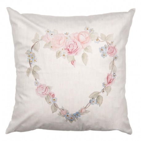 Poszewka Na Poduszkę Ozdobna z Sercem B Clayre & Eef