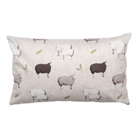 Poszewka Na Poduszkę Ozdobna z Owcami A Clayre & Eef