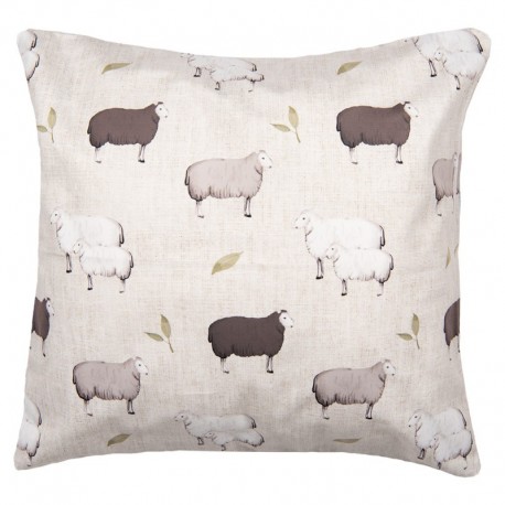 Poszewka Na Poduszkę Ozdobna z Owcami B Clayre & Eef