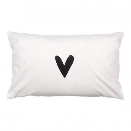 Poszewka Na Poduszkę Ozdobna z Sercem A Clayre & Eef