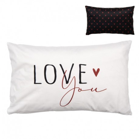 Poszewka Na Poduszkę Ozdobna z Napisami A Clayre & Eef
