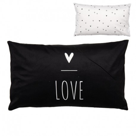 Poszewka Na Poduszkę Ozdobna z Napisami B Clayre & Eef