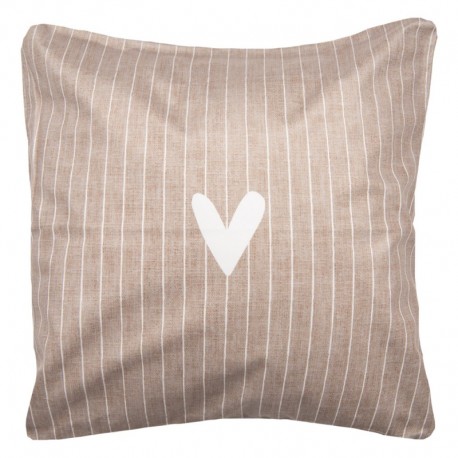 Poszewka Na Poduszkę Ozdobna z Sercem D Clayre & Eef