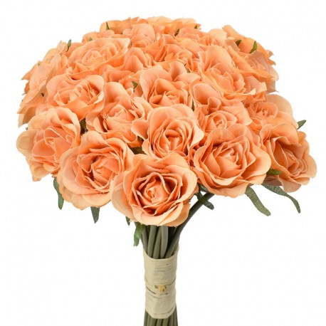 Sztuczny Bukiet Róż Pomarańczowy Clayre & Eef