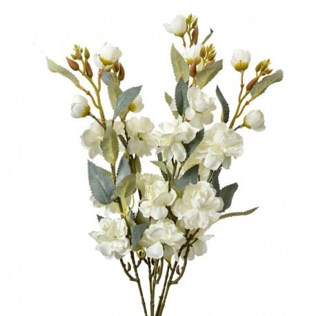 Sztuczne Kwiaty Białe 51 cm Clayre & Eef