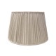 Lniany Abażur Biały Plisowany C Blanc Mariclò