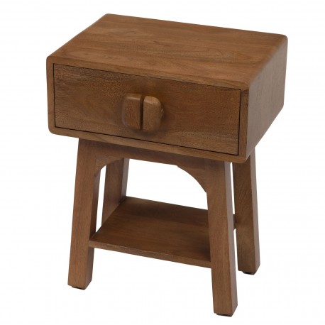 Stolik Nocny z Drewna Mango