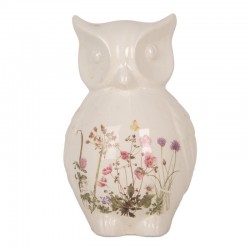 Ceramiczna Sowa w Kwiaty B Clayre & Eef