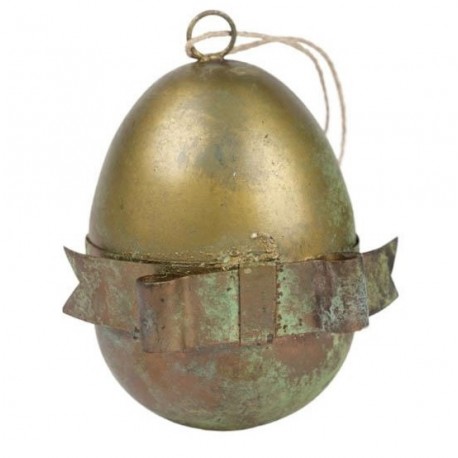Metalowe Jajo Belldeco Garden Green Wiszące C