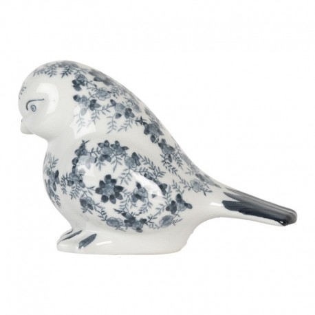 Ceramiczny Ptaszek w Kwiaty Clayre & Eef