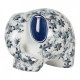 Ceramiczny Słonik w Kwiaty A Clayre & Eef