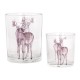 Szklane Lampiony Na Tealight w Jelenie A 2 szt. Clayre & Eef