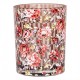 Szklane Lampiony Na Tealight w Kwiaty D 2 szt. Clayre & Eef