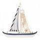 Ozdobna Żaglówka Figurka Marynistyczna A Clayre & Eef