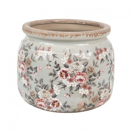 Osłonka Na Doniczkę Vintage w Kwiaty E Clayre & Eef
