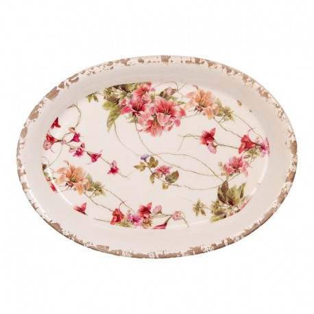 Ceramiczna Patera w Kwiaty Clayre & Eef
