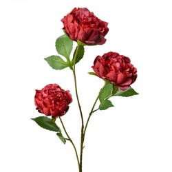 Sztuczne Kwiaty Czerwone 80 cm Clayre & Eef