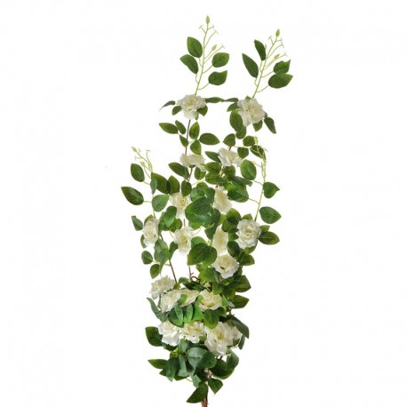 Sztuczne Kwiaty Białe Róże 87 cm Clayre & Eef
