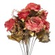 Sztuczne Kwiaty Czerwono-Złote 50 cm Clayre & Eef