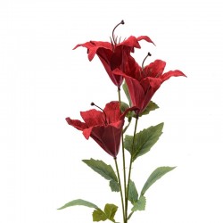 Sztuczne Kwiaty Czerwone 72 cm Clayre & Eef