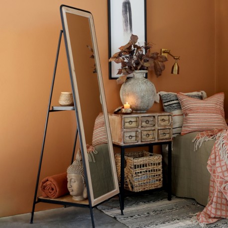 Lustro Podłogowe z Półkami Chic Antique