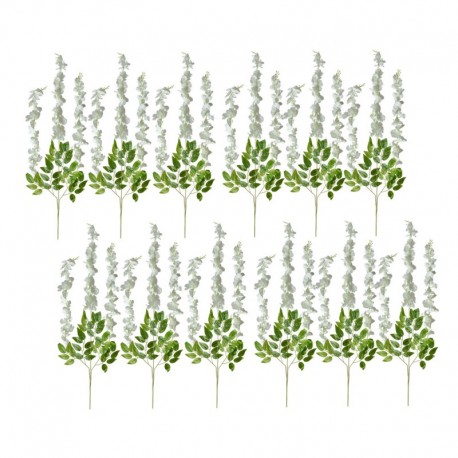 Sztuczne Kwiaty Białe 12 szt. Clayre & Eef