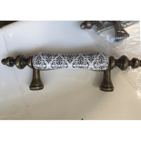 Uchwyt Meblowy Podłużny w Kwiatki B Clayre & Eef