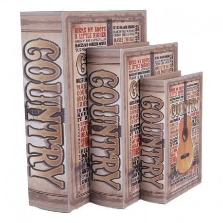 Pudełka Książki Country Clayre & Eef