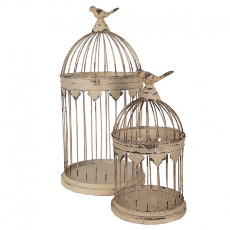 Klatki Ozdobne Prowansalskie Duże 2 szt. B Clayre & Eef