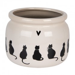 Osłonka Na Doniczkę z Kotami A Clayre & Eef