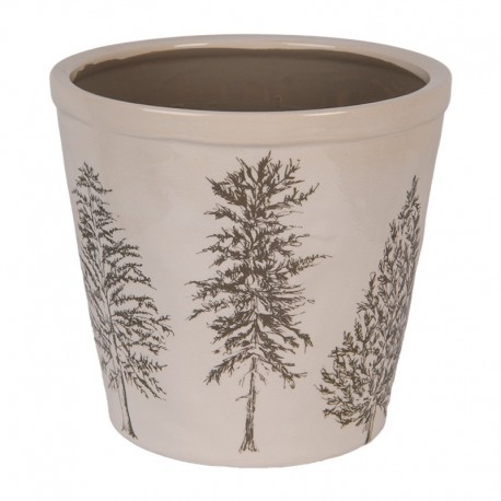 Osłonka Na Doniczkę z Choinkami A Clayre & Eef