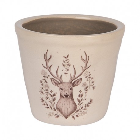 Osłonka Na Doniczkę z Jeleniem D Clayre & Eef
