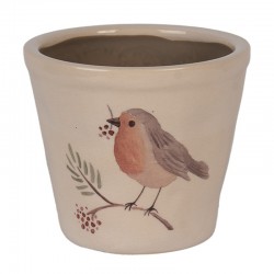 Osłonka Na Doniczkę z Ptaszkiem D Clayre & Eef