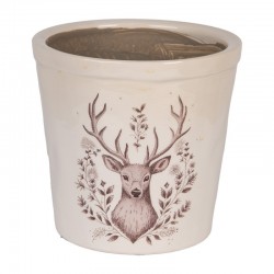 Osłonka Na Doniczkę z Jeleniem B Clayre & Eef