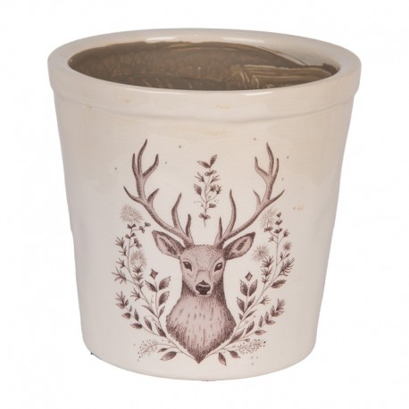 Osłonka Na Doniczkę z Jeleniem B Clayre & Eef