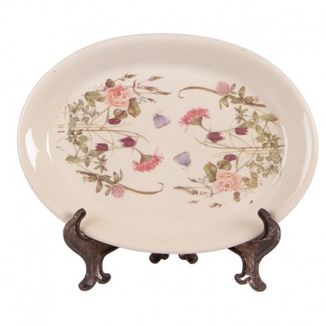 Ceramiczna Patera Na Podstawce D Clayre & Eef